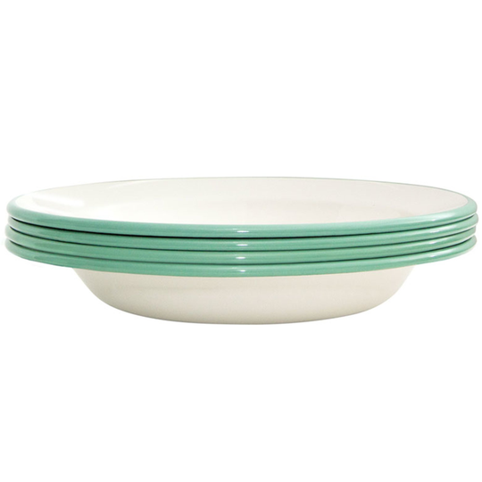 Kockums Jernverk Djup tallrik 22 cm 4 st, Creme