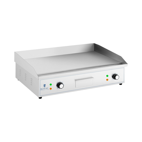 Elektriskt stekbord - 727 x 420 mm - Royal Catering - Slät - 4,400 W