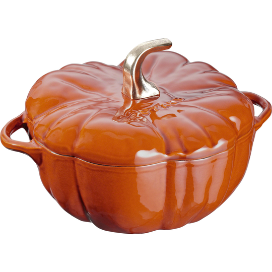 Staub Pumpa Gryta 24 cm Kanel, 3 lager emalj
