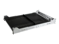 StarTech.com 2U Vented Sliding Server Rack Shelf w/ Cable Management Arm - 27.7 to 31.6in Adjustable Mounting Depth - 50lb - 24in Deep - Hylla för rack - svart - 2U - 19 - för P/N: RK1233BKM, RK2433BKM, RK2537BKM, RK3236BKF, RK4236BKB, RK4242BK24, RK4242BK30