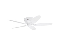 Hunter Low Profile WE Loftsventilator (Ø x H) 132 cm x 250 mm Vingefarve: Lak-hvid, Ahorn Chassisfarve: Lak-hvid