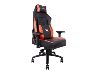Ttesports X-Comfort AIR - Stol - armstöd - L-formad - vridbar - aluminium, stål, PVC-läder, formskum - svart, röd