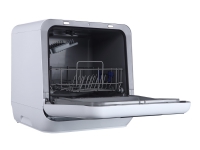 Scandomestic SFO 101 W - Diskmaskin - bredd: 42 cm - djup: 43.5 cm - höjd: 43.5 cm - vit / svart