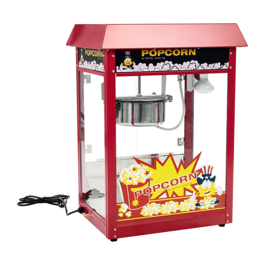 Popcornmaskin - rött tak