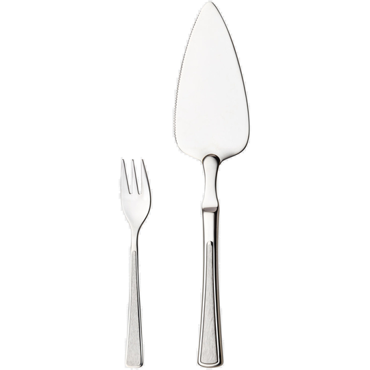 Hardanger Bestikk Ramona Tårtset 7 delar, tårtset + 6 gafflar