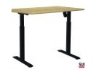 SUN-FLEX®EASYDESK ADAPT VI, Traffic Black, Birchlaminate, 140*80*2,2 cm 144x83x30mm (1stk)