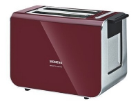 Siemens TT86104 - Brödrost - 2 skiva - lingonröd