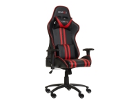 Gear4U Elite - Stol - armstöd - T-formad - svängtapp - PU-behandlat läder, metallram - svart, röd