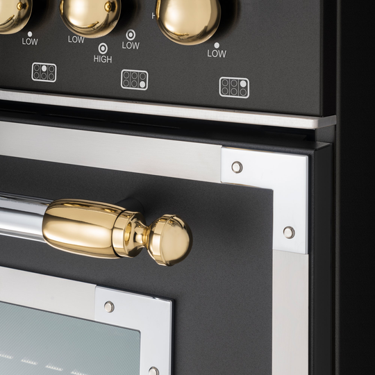 Bertazzoni 901537 Heritage dekorsats spis & fläkt, guld