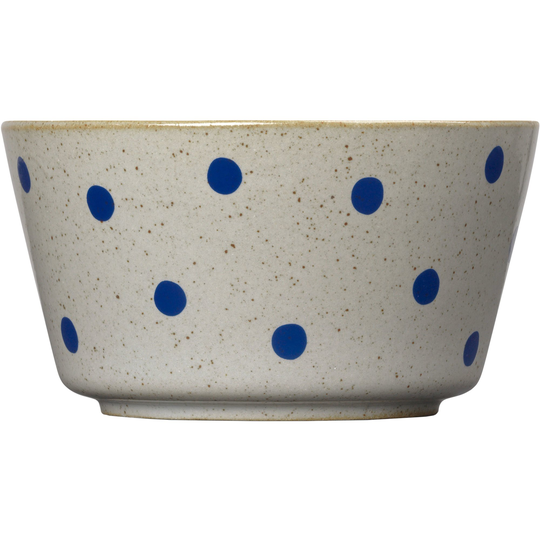 Lyngby Porcelæn DAN-ILD Skål Prickar 17 cm.