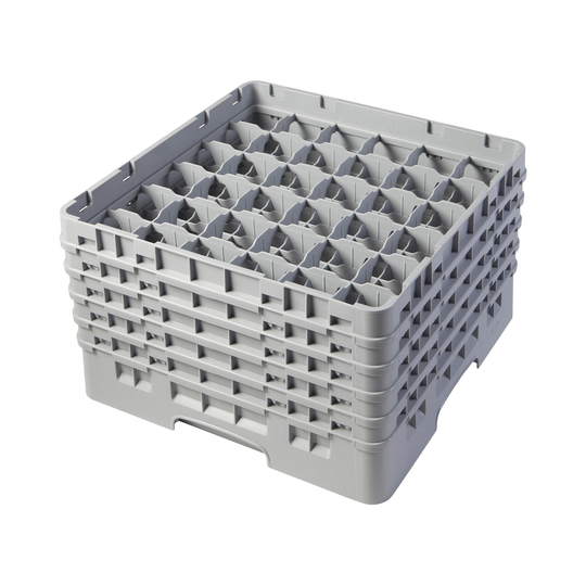 CAMBRO Diskback för glas Camrack - 36 fack - 50 x 50 x 30,8 cm - höjd glas: 25,7 cm