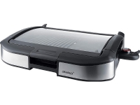 Steba VG 195, 2200 W, Grill, Elektrisk, 400 x 290 mm, Bordsskiva, Nät + platta