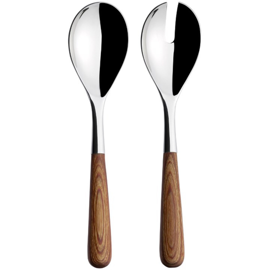 Iittala Piano Serveringsbestick med Trähandtag2-set