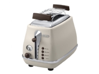 De'Longhi Icona Vintage CTOV 2103.BG - Brödrost - 2 skiva - 2 Kortplatser - beige
