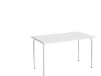 Bord Jerka 322, 1200x700 mm, vit laminat, vit ram