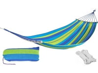 Funfit 2-seater garden hammock with a bent handle Premium Curved Style - blue