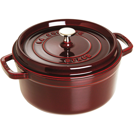Staub Rund Gryta 26 cm 5,2 liter Grenadine