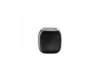 LEONARDO 041649, Rund vas, Svart, Glansigt, Bord, inomhus, 90 mm