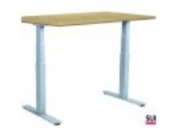 SUN-FLEX®EASYDESK ADAPT VI, vit aluminium, björklaminat, 140*80*2,2 cm 144x83x30mm (1stk)