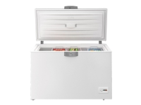 Beko HSA29540N - Skåp - bredd: 129 cm - djup: 67,5 cm - höjd: 86 cm - 284 liter - klass E - vit