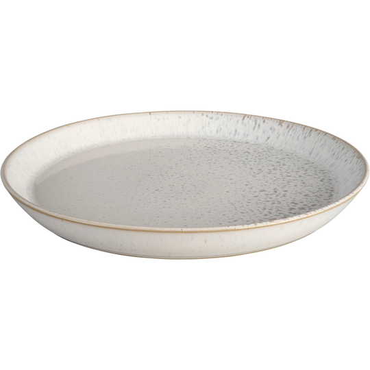 Denby Kiln mattallrik, 26 cm, vit/grå