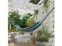 AmeliaHome Hammock COLADA, Multicolor: blue/green, 240x80 cm
