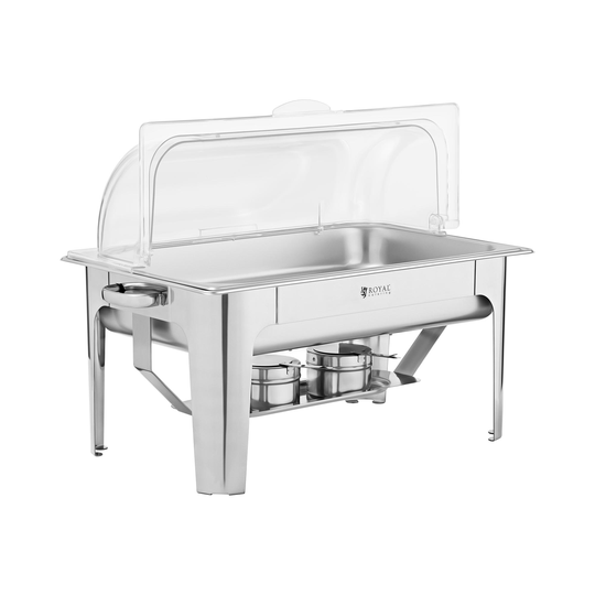 Chafing dish - GN 1/1 - Royal Catering - 8,5 L - Brett stativ