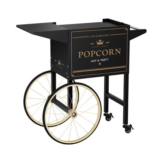 Wagen für Popcornmaschine - schwarz & golden