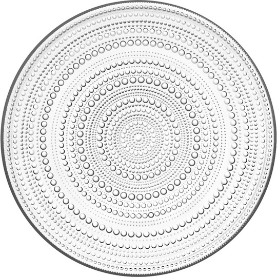 Iittala Kastehelmi Tallrik 31,5cm Klar