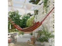 AmeliaHome Hammock COLADA, Multicolor: red/orange, 240x80 cm