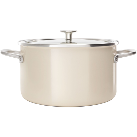 KitchenAid Cookware Collection Gryta m/lock 24 cm, mandel