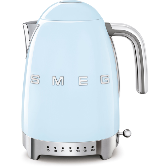 Smeg Vattenkokare 1,7 l Variabel Temperatur Pastellblå