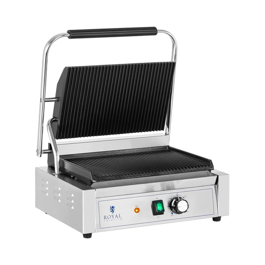 Kontaktgrill - 2200 W - Räfflad
