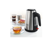 Bosch ComfortLine TWK6A813 - Kedel - 1,7 liter - 2,4 kW - rostfritt stål/sort