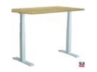 SUN-FLEX®EASYDESK ADAPT VI, Pure White, Björklaminat, 160*80*2,2 cm 164x83x30mm (1stk)