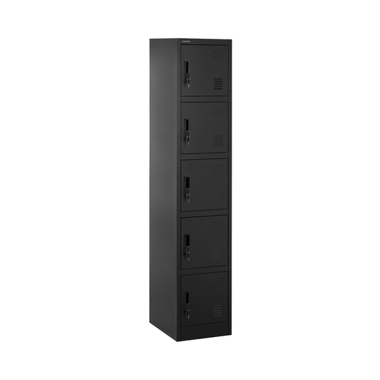 Andrahandssortering Skåp - 5 fack - låsbart - 100 kg