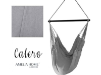 AmeliaHome Brazilian Hammock, CALERO, Light Grey, 100x130x100 cm