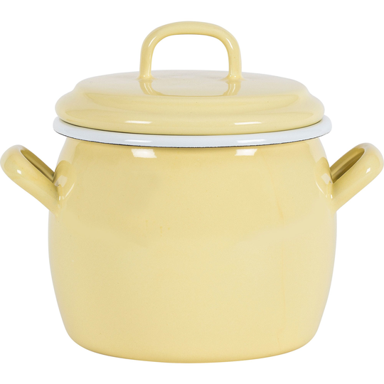 Kockums Jernverk Gryta 0,7 liter, gul