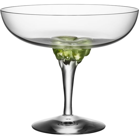 Kosta Boda Sugar Dandy Coupe Glas 32 cl. Grön