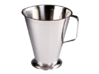 Målekande 2 ltr Ø17x20 cm Konisk med Graduering Rustfri stål,1 stk