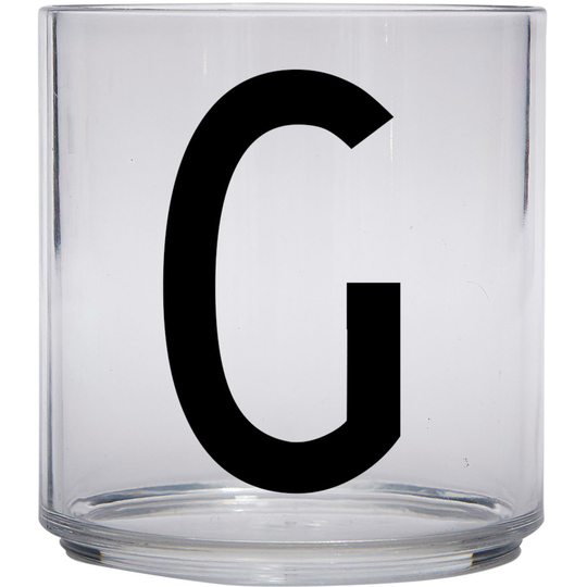 Design Letters Tritan Plastglas barn, G