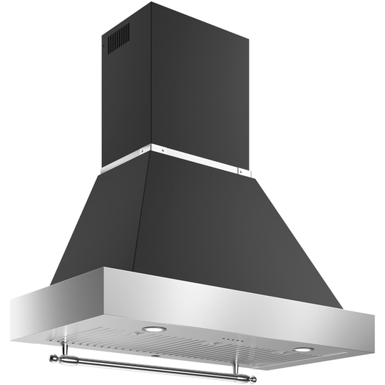 Bertazzoni K100HERTX+KC36HERTNE Heritage fläkt, 100 cm, mattsvart